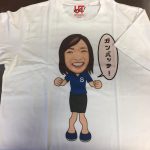 これがジムのアイドルの桃ちゃんTシャツだ！