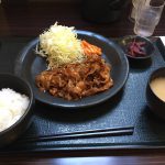 友達のお店で食事を。